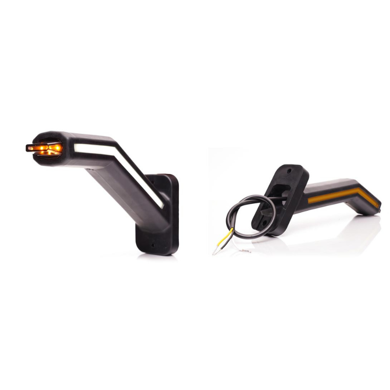 Lampa gabarit LED cu brat si semnalizare dinamica, Neon 12-24V, IP 6K9K, 18.5cm [2]