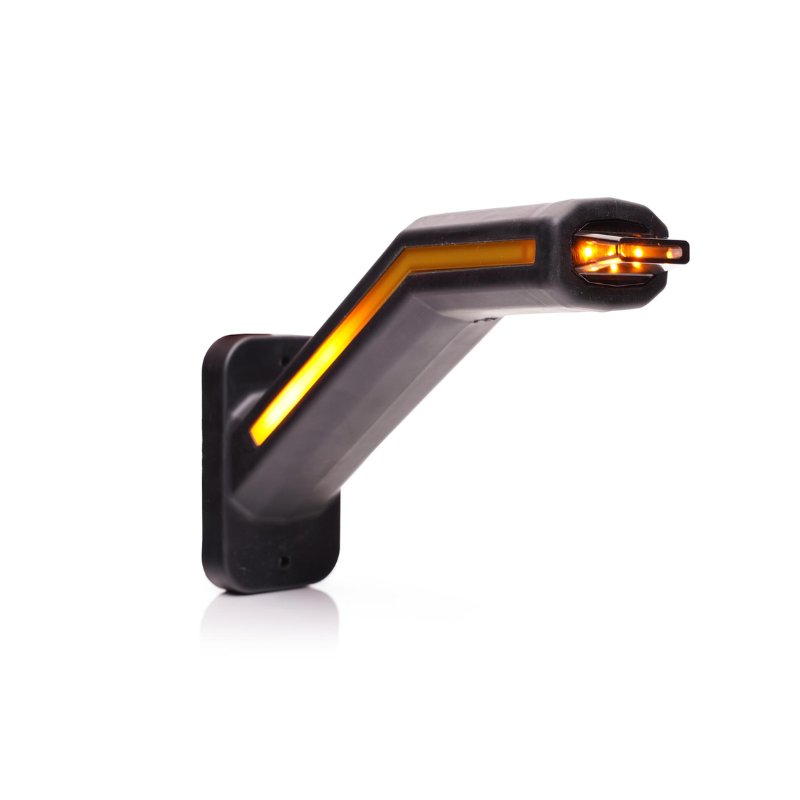 Lampa gabarit LED cu brat si semnalizare dinamica, Neon 12-24V, IP 6K9K, 18.5cm [5]
