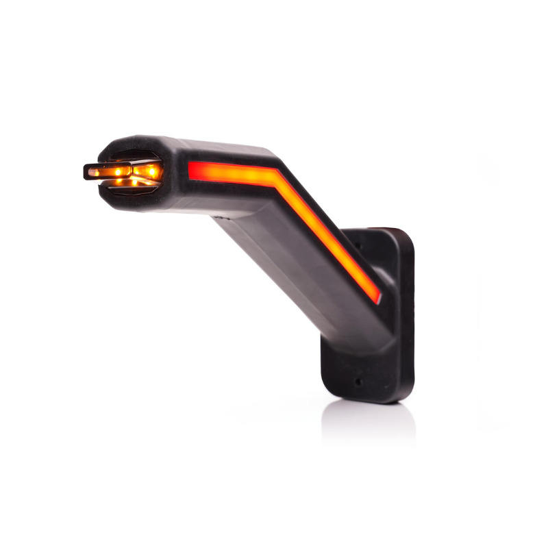 Lampa gabarit LED cu brat si semnalizare dinamica, Neon 12-24V, IP 6K9K, 18.5cm [7]