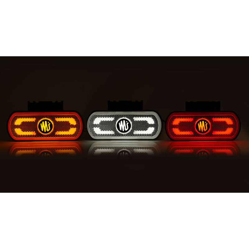 Lampa gabarit LED, cu reflectorizant, 12-24V, IP 6K9K, 13.38cm [4]