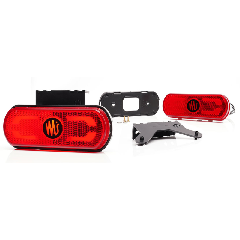 Lampa gabarit LED, cu reflectorizant, 12-24V, IP 6K9K, 13.38cm [2]