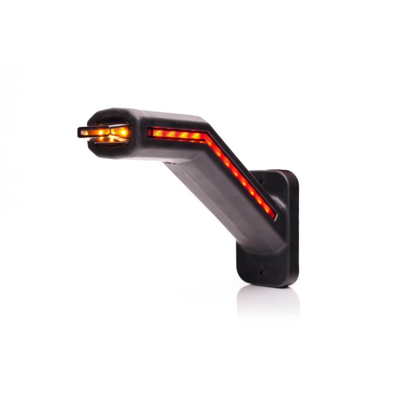 Lampa gabarit LED DARK cu brat si semnalizare dinamica, 12-24V, IP 6K9K, 18.5cm [1]