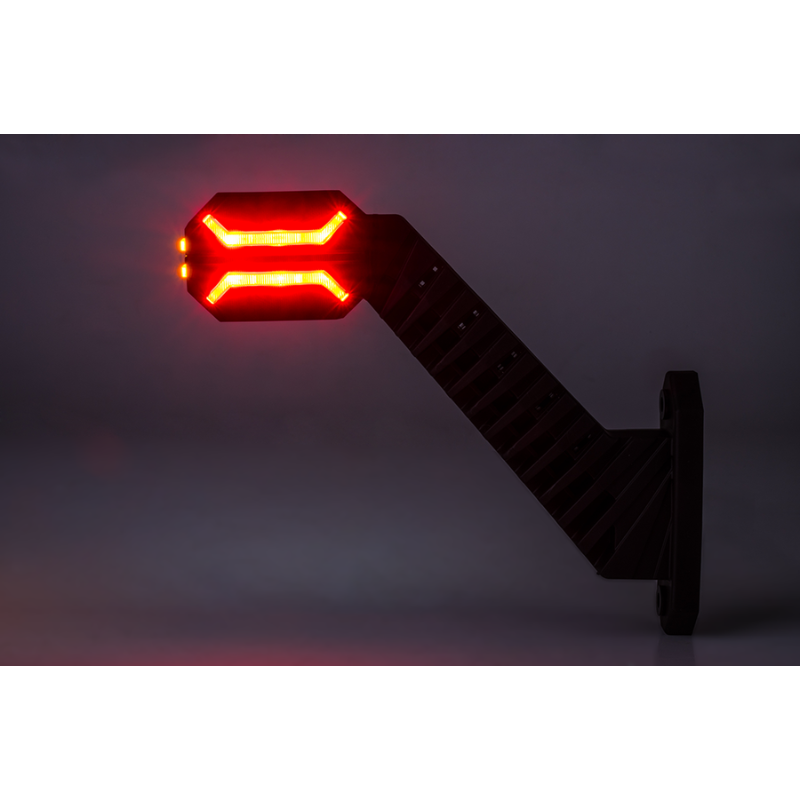 Lampa gabarit LED DRAGON, 3 funcții, 20cm, 12V/24V, prindere pe braț, IP 68 [9]
