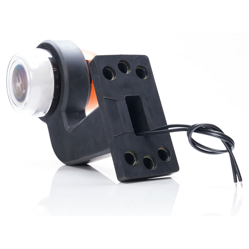 Lampa gabarit LED fata laterala cu brat cot la 90 de grade, 12V-24V, IP6K9K, stanga sau dreapta [6]