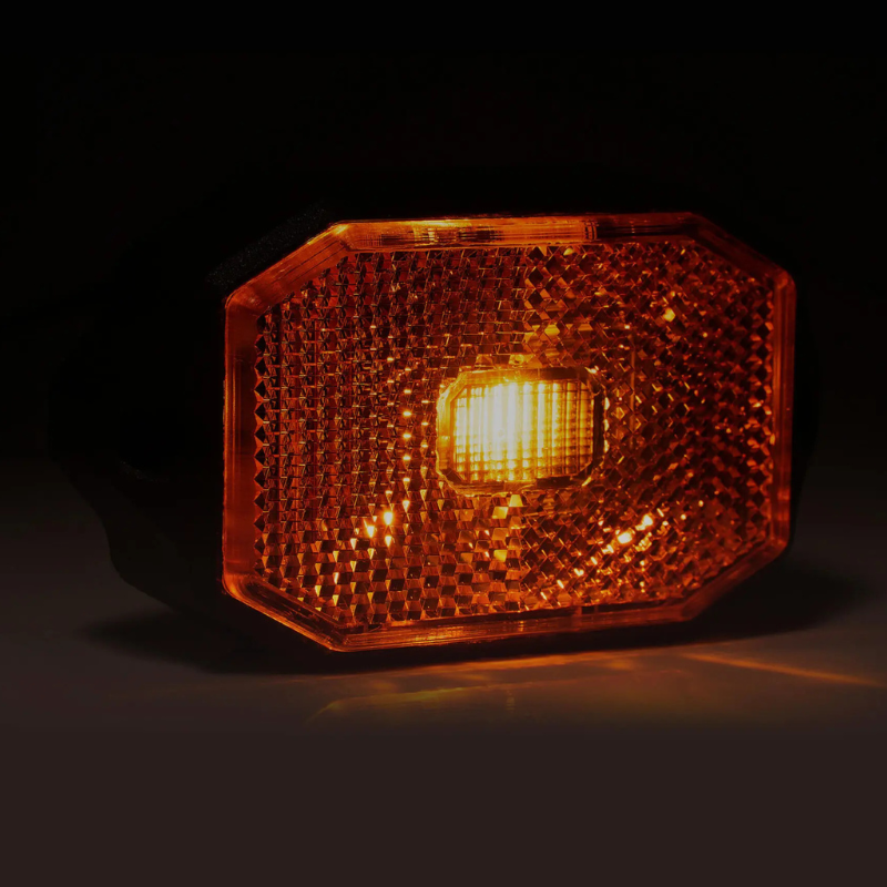 Lampa Gabarit LED Fristom, 17 x 6.3cm, Suport Lung, Universala 12V/24V, cu Reflector [2]