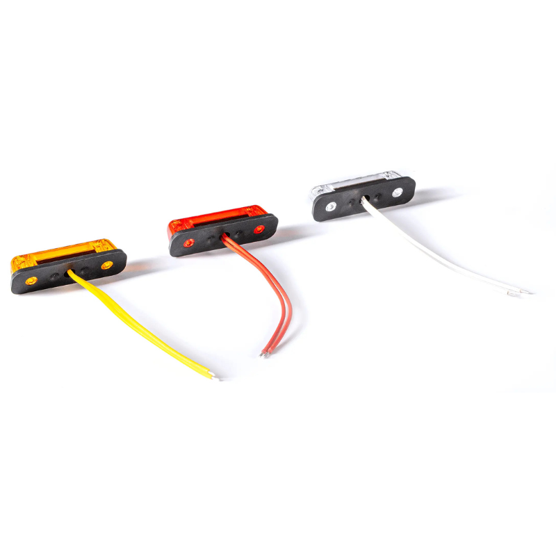 Lampa gabarit LED, fumuriu, 12-30v,  alb, rosu, galben [2]