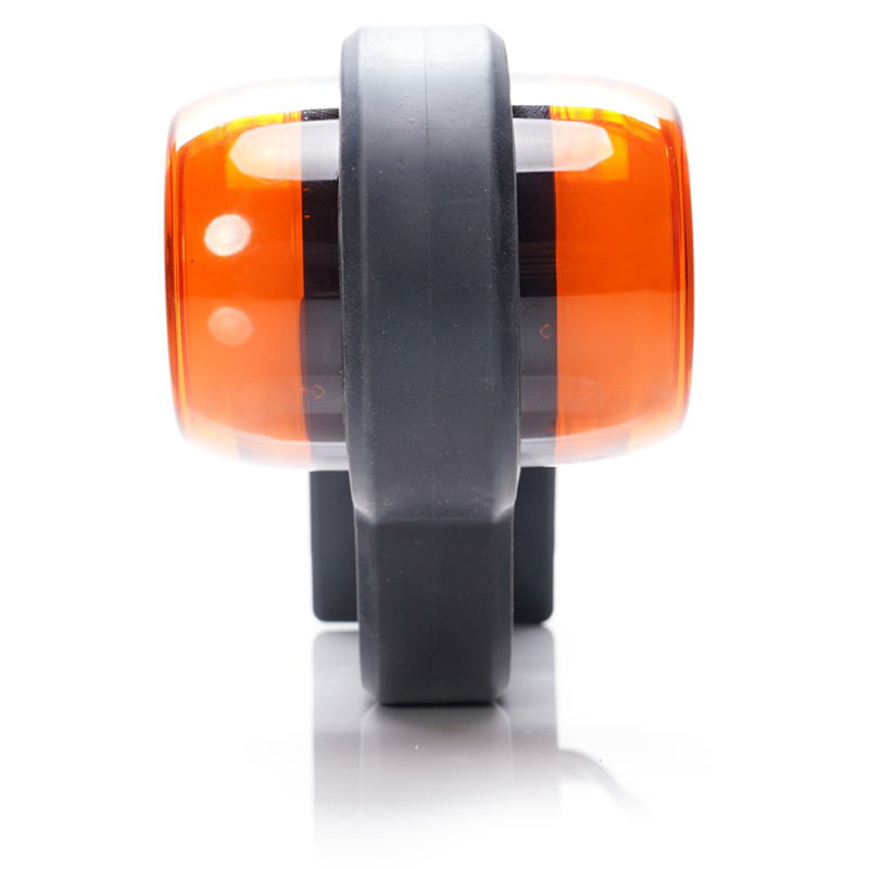 Lampa gabarit LED laterala cu brat cot la 90 de grade, 12V-24V, IP6K9K, portocalie [4]