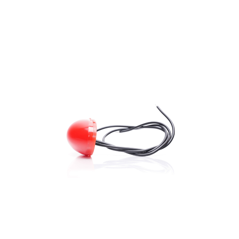 Lampa gabarit LED rosie cu pozitie, efect neon, 7.5cm [7]