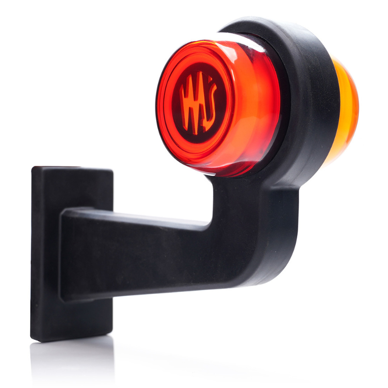 Lampa gabarit LED spate laterala cu brat cot la 90 de grade, 12V-24V, IP6K9K, stanga sau dreapta [2]