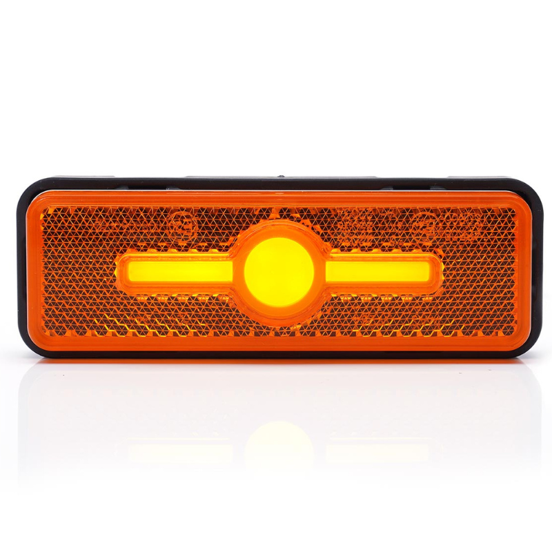 Lampa gabarit LED W254, 12-24V, cu reflector, omologare ECE IP6K9K [2]