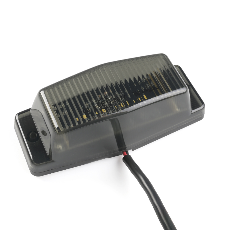 Lampa LED Double Burner, 24V, alb, geam fumuriu, 8 LED-uri, 12,6 x 5,5 cm [4]