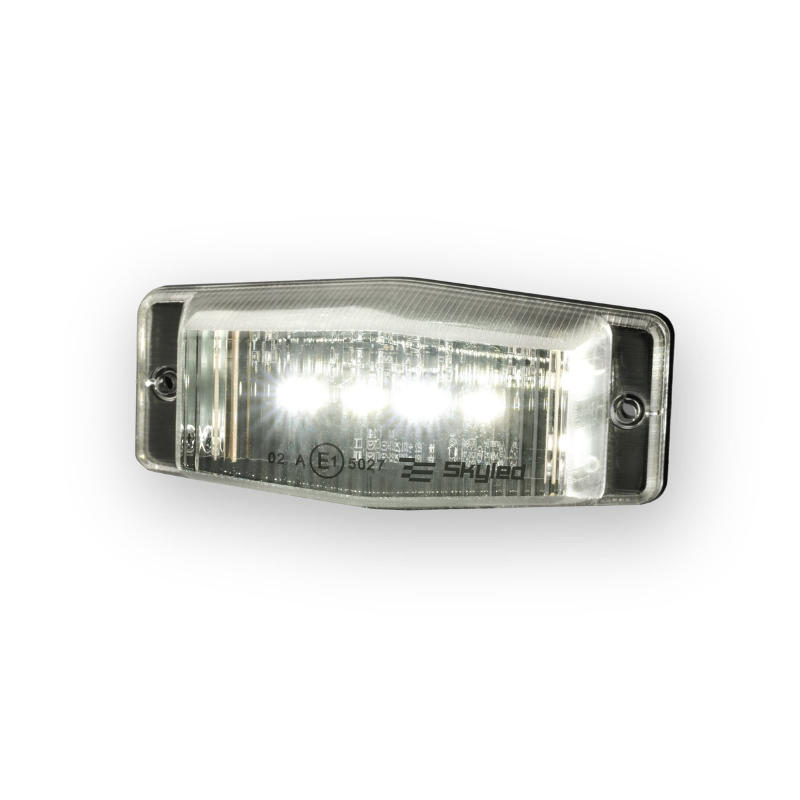 Lampa LED Double Burner 24V, alb, geam transparent, 8 LED-uri, 12,6 x 5,5 x 3,9 cm [1]