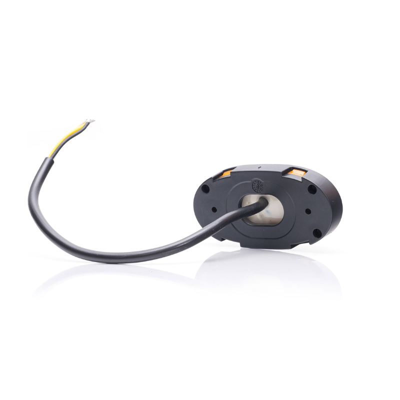 Lampa gabarit portocalie cu LED, pozitie si semnalizare, efect neon, 7.5cm [6]