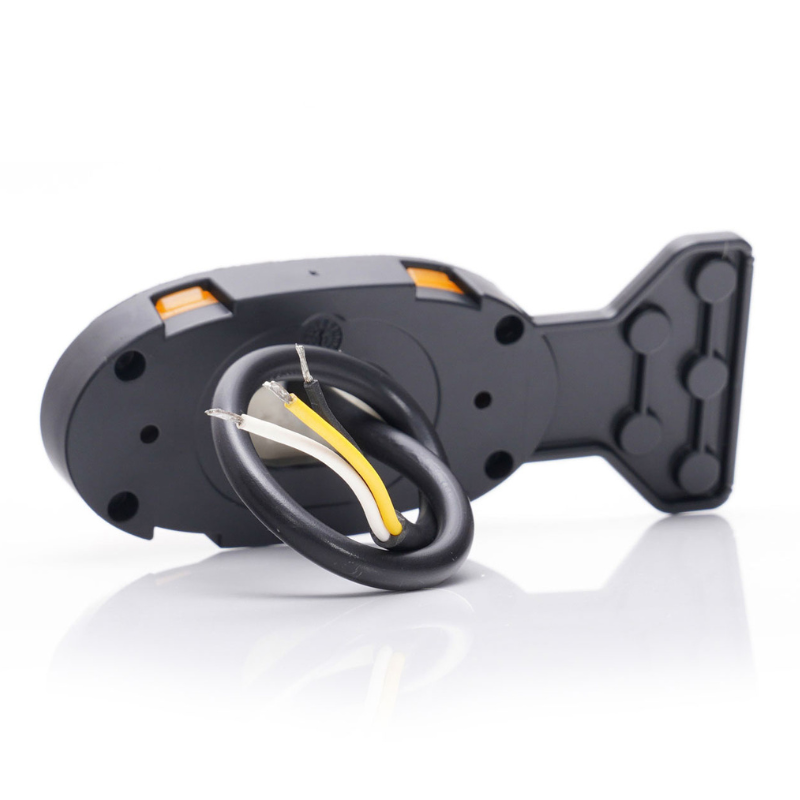 Lampa gabarit portocalie cu LED, pozitie si semnalizare, efect neon, 7.5cm [3]