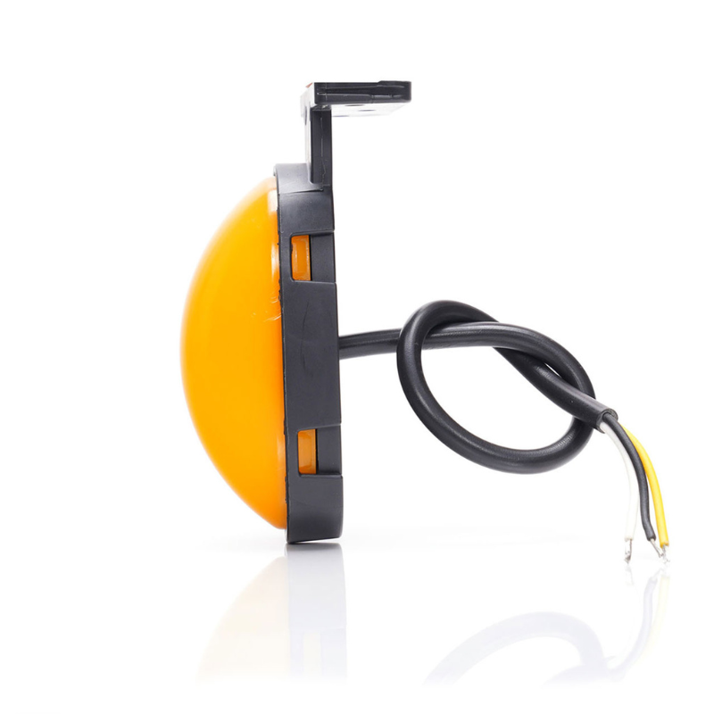 Lampa gabarit portocalie cu LED, pozitie si semnalizare, efect neon, 7.5cm [8]