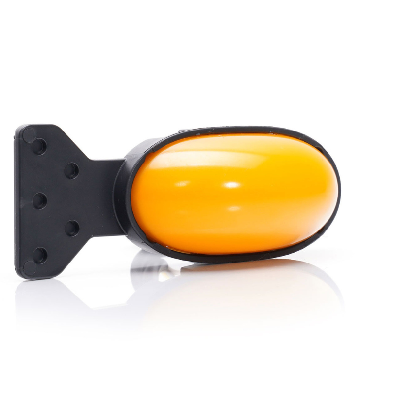 Lampa gabarit portocalie cu LED, pozitie si semnalizare, efect neon, 7.5cm [8]