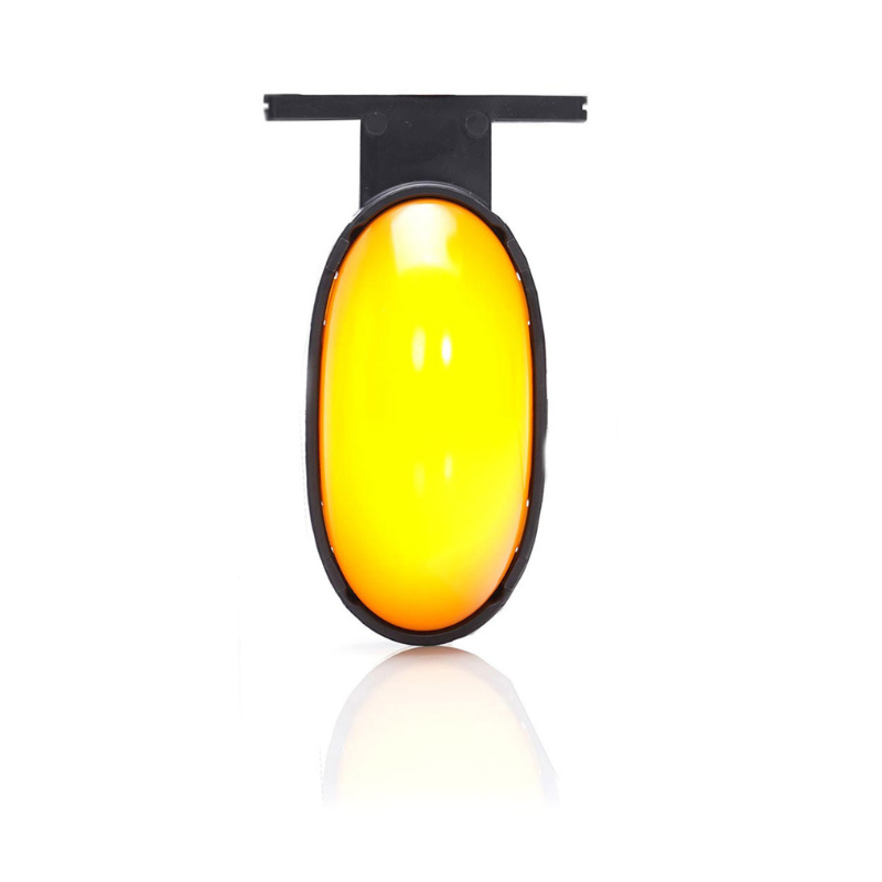 Lampa gabarit portocalie cu LED, pozitie si semnalizare, efect neon, 7.5cm [7]