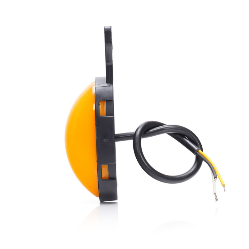 Lampa gabarit portocalie cu LED, pozitie si semnalizare, efect neon, 7.5cm [7]