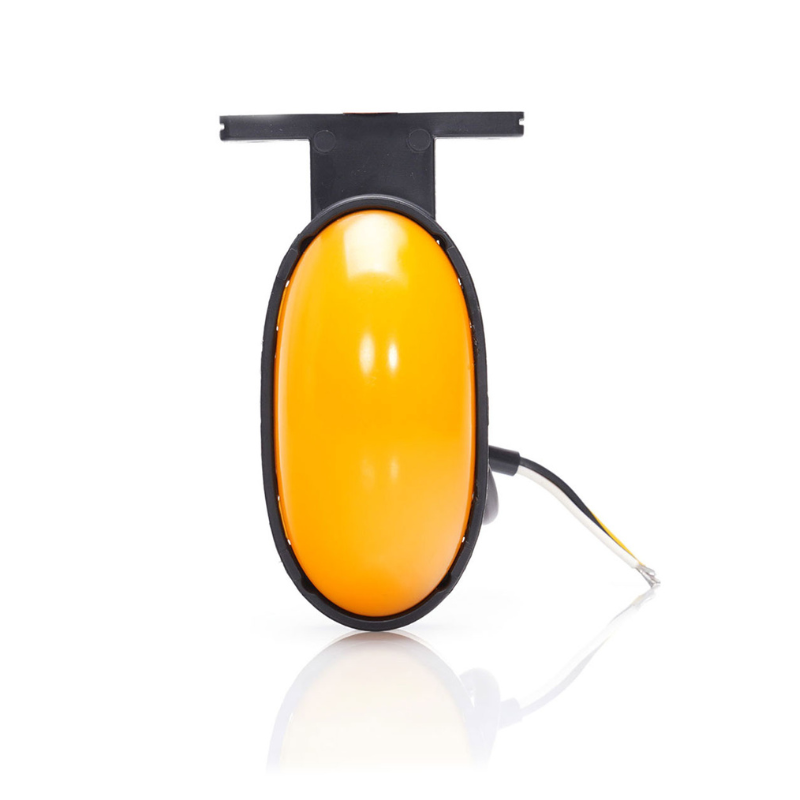 Lampa gabarit portocalie cu LED, pozitie si semnalizare, efect neon, 7.5cm [6]