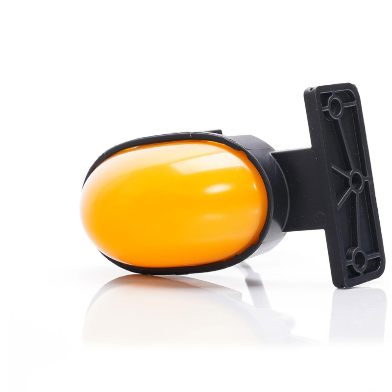 Lampa gabarit portocalie cu LED, pozitie si semnalizare, efect neon, 7.5cm [10]