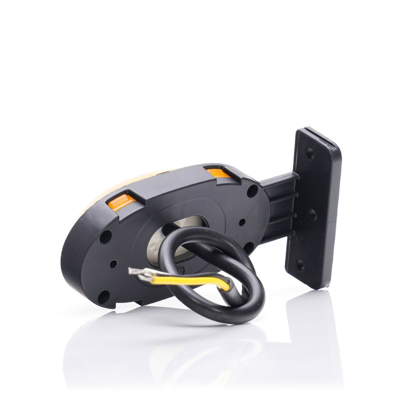 Lampa gabarit portocalie cu LED, pozitie si semnalizare, efect neon, 7.5cm [3]