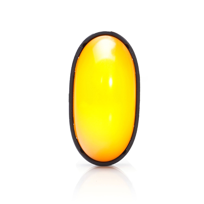 Lampa gabarit portocalie cu LED, pozitie si semnalizare, efect neon, 7.5cm [9]