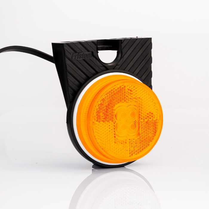 Lampa gabarit rotunda cu suport vertical inclus, 8 x 2.9cm, 12 / 24V [1]