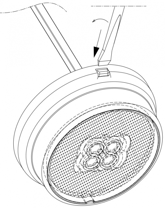 Lampa gabarit rotunda, reflectorizanta - Fristom FT-060 [4]