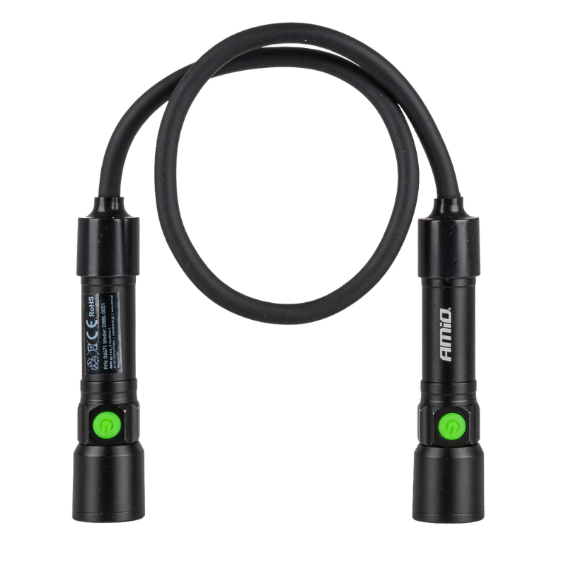 Lampa inspectie led 2xP50, acumulator 1000mAh, gat flexibil, zoom reglabil [10]