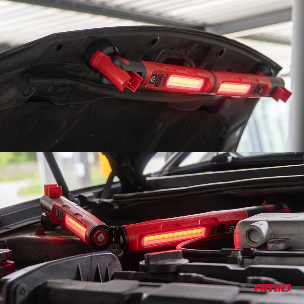 Lampa inspectie LED pliabila cu magnet, acumulator 4000 mAh, 20 W [2]