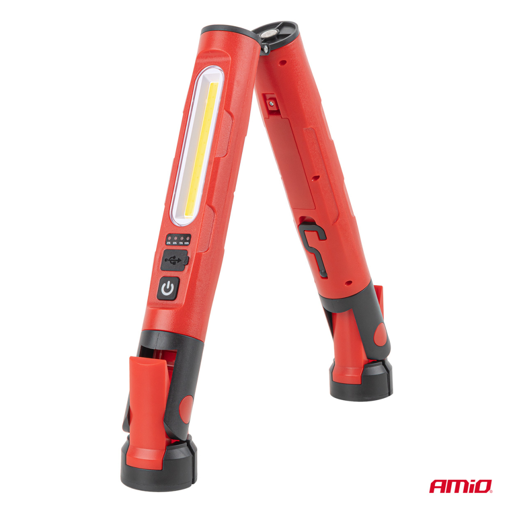 Lampa inspectie LED pliabila cu magnet, acumulator 4000 mAh, 20 W [8]