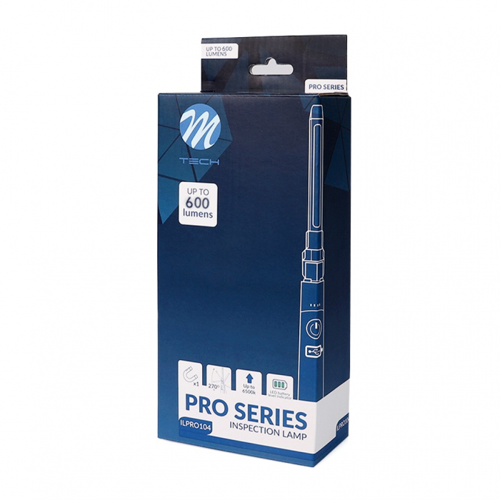 Lampă, lanternă magnetică de inspecție auto, PRO, 6500K, 600lm: [3]