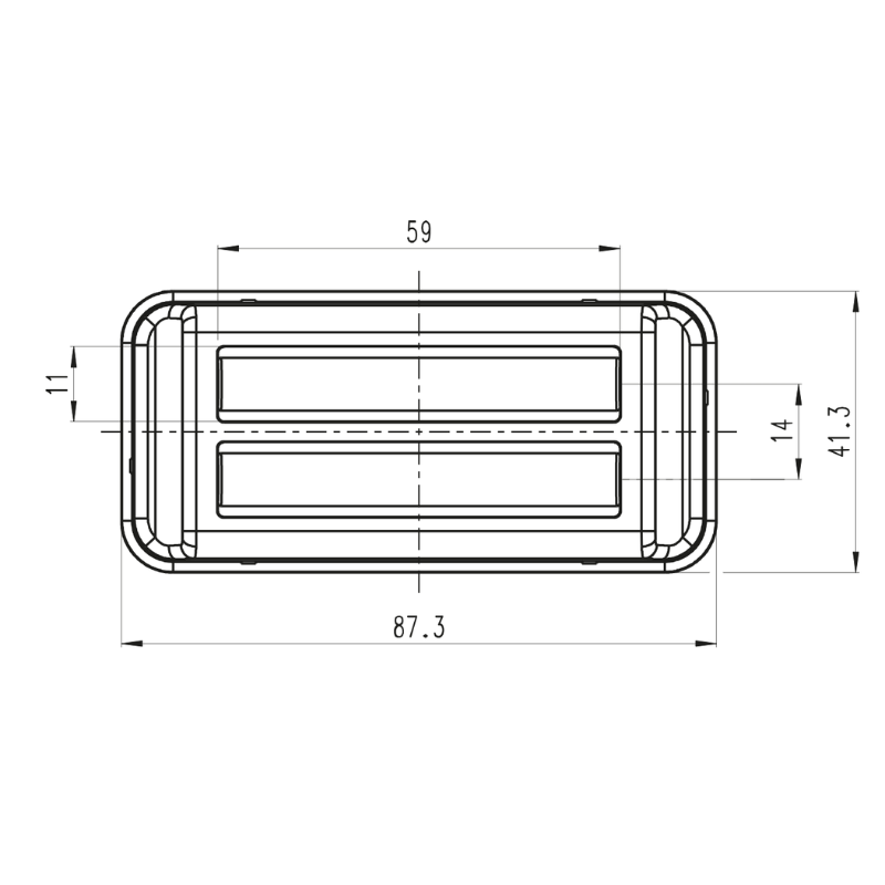 Lampa LED auto, 12/24V, universal rosu/galben/alb, IP6K9K [9]