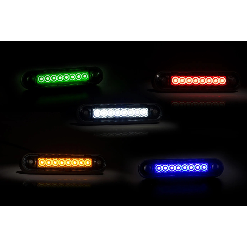 Lampa LED de gabarit fumurie, Dark, 12 x 2.8cm, 12 / 24V [9]