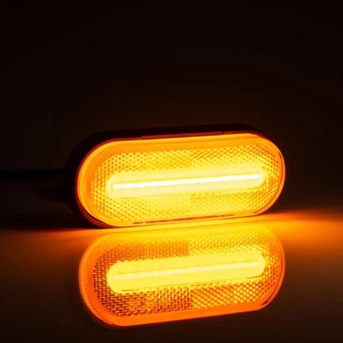 Lampa LED de gabarit galbena, 126 x 51 x 26mm, 12 / 24V [3]