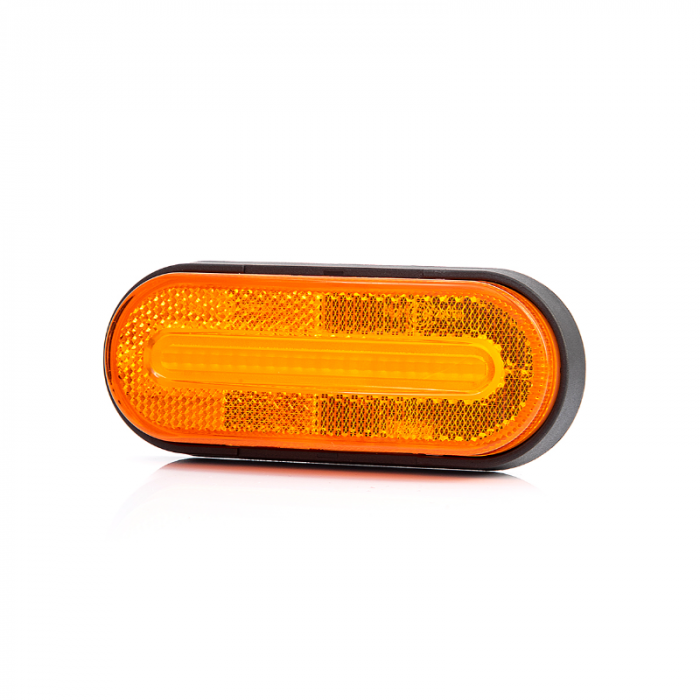 Lampa LED de gabarit galbena, 126 x 51 x 26mm, 12 / 24V [2]