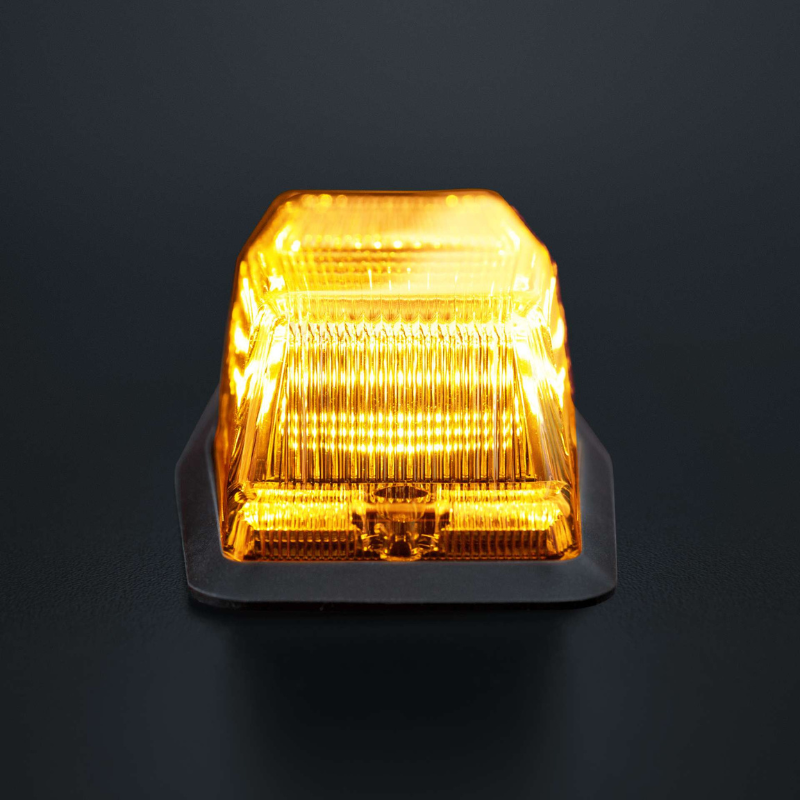Lampa LED de Gabarit Laterala, Double Burner, cu stroboscop, Portocalie, 12/24V, IP69K [5]