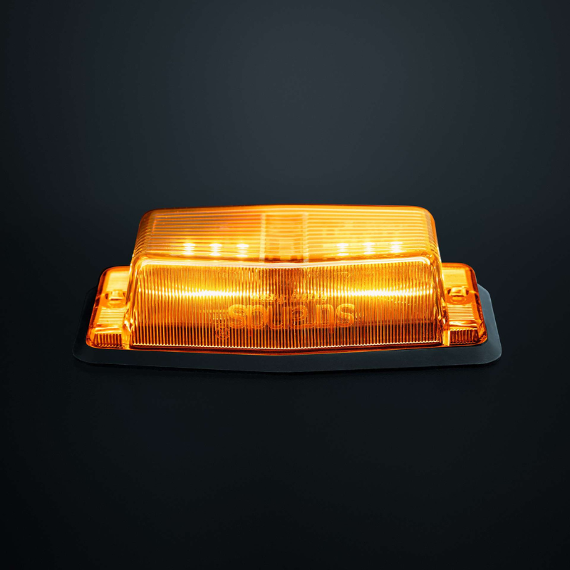 Lampa LED de Gabarit Laterala, Double Burner, cu stroboscop, Portocalie, 12/24V, IP69K [8]