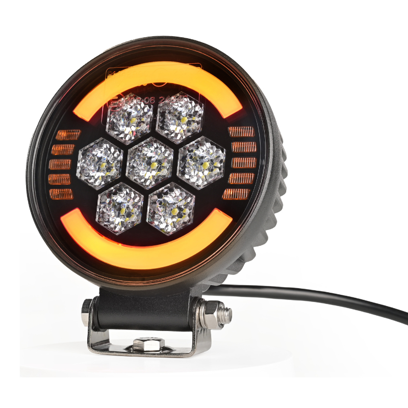 Lampa LED de lucru, SKYLED Aura C35F, 35W, 3500Lm, Lumina Pozitie si Girofar R65 [5]