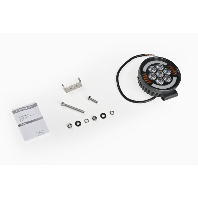 Lampa LED de lucru, SKYLED Aura C35F, 35W, 3500Lm, Lumina Pozitie si Girofar R65 [4]