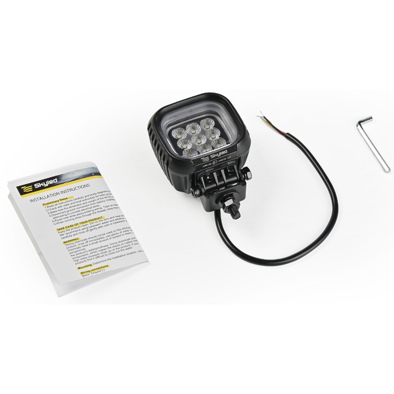 Lampa LED de lucru, SKYLED GALAX 32F, 32W, 9-32V, Pozitie Portocalie/Rosie, IP67, Offroad [8]