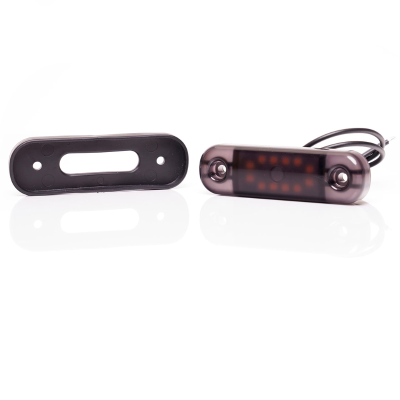 Lampa LED de pozitie, gabarit alb, galben si rosu Fumuriu, 12/24V, 8.4 x 2.4cm [7]