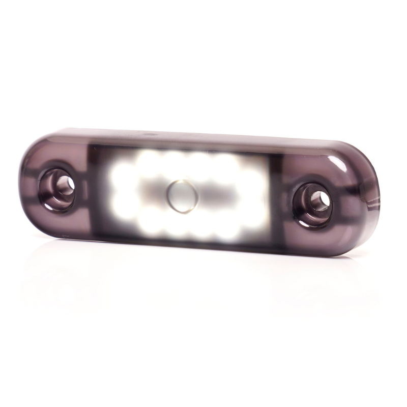 Lampa LED de pozitie, gabarit alb, galben si rosu Fumuriu, 12/24V, 8.4 x 2.4cm [6]