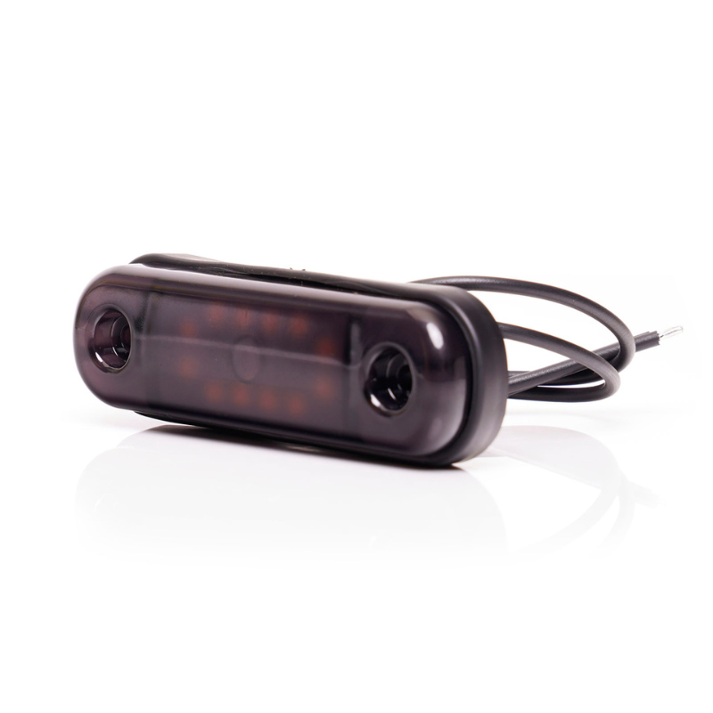 Lampa LED de pozitie, gabarit alb, galben si rosu Fumuriu, 12/24V, 8.4 x 2.4cm [8]