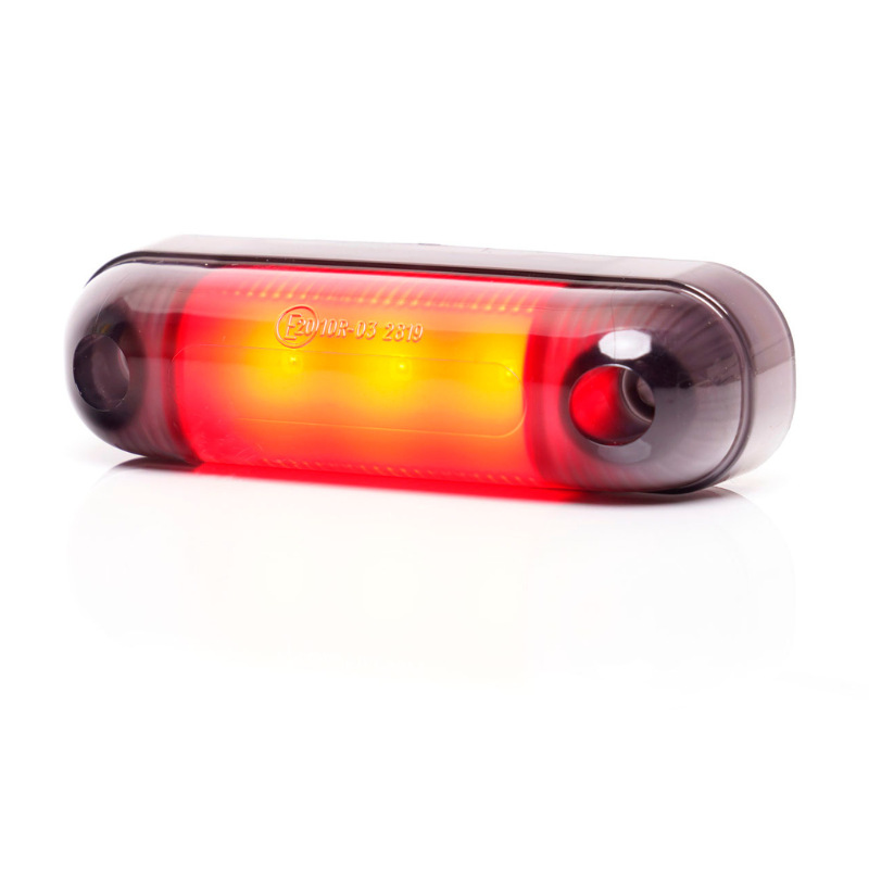 Lampa LED de pozitie, gabarit alb, galben si rosu Fumuriu, 3 x LED, 12/24V, 8.4 x 2.4cm [3]
