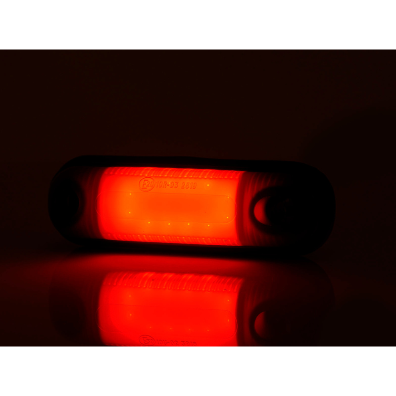 Lampa LED de pozitie, gabarit alb, galben si rosu Fumuriu, 12 x LED, 12/24V, 8.4 x 2.4cm, efect neon [3]