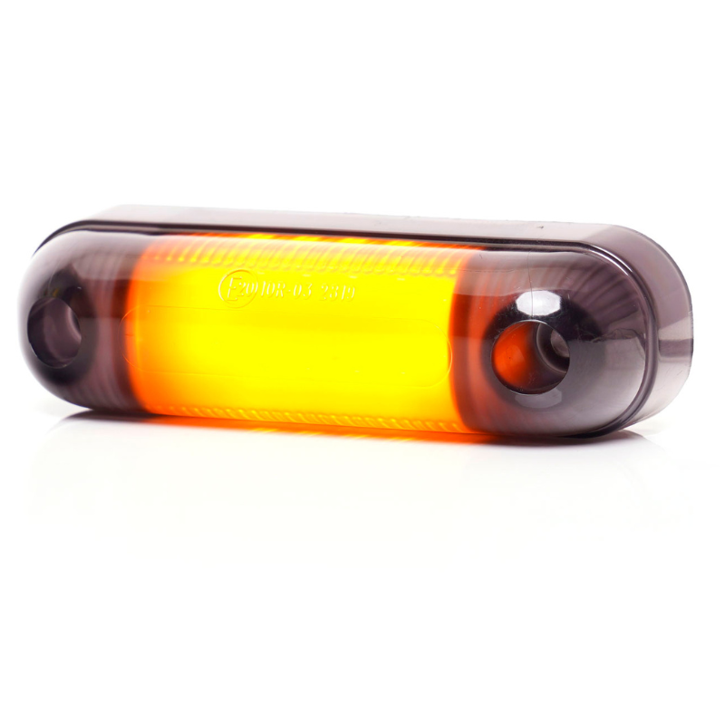 Lampa LED de pozitie, gabarit alb, galben si rosu Fumuriu, 12 x LED, 12/24V, 8.4 x 2.4cm, efect neon [5]