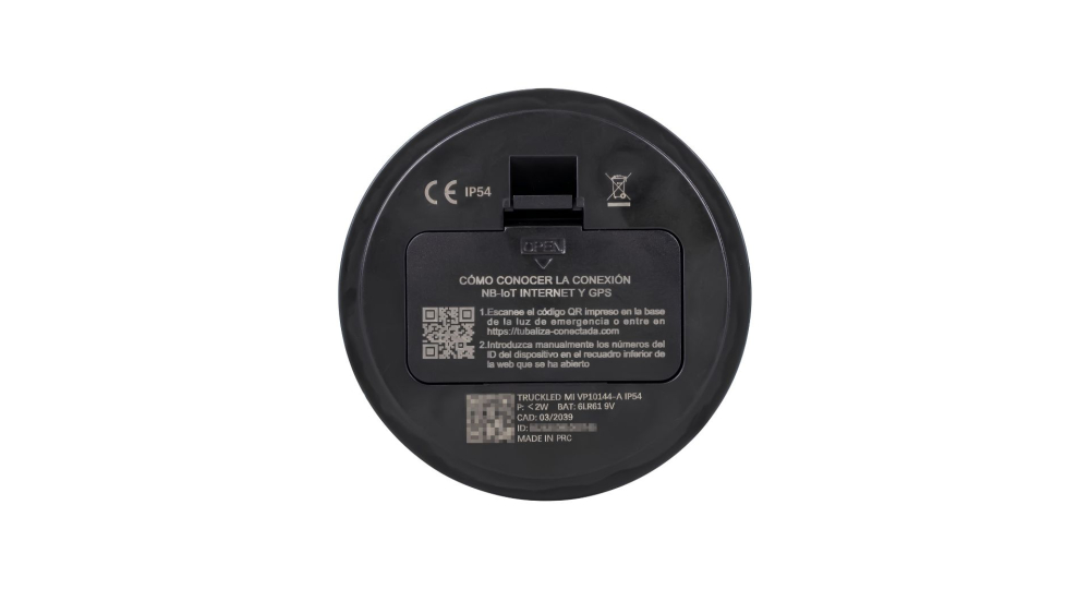 Lampa LED de urgenta V16 conectata DGT, GPS, NB-IoT, montaj magnetic, 360°, 8,8 × 4,7 cm [6]