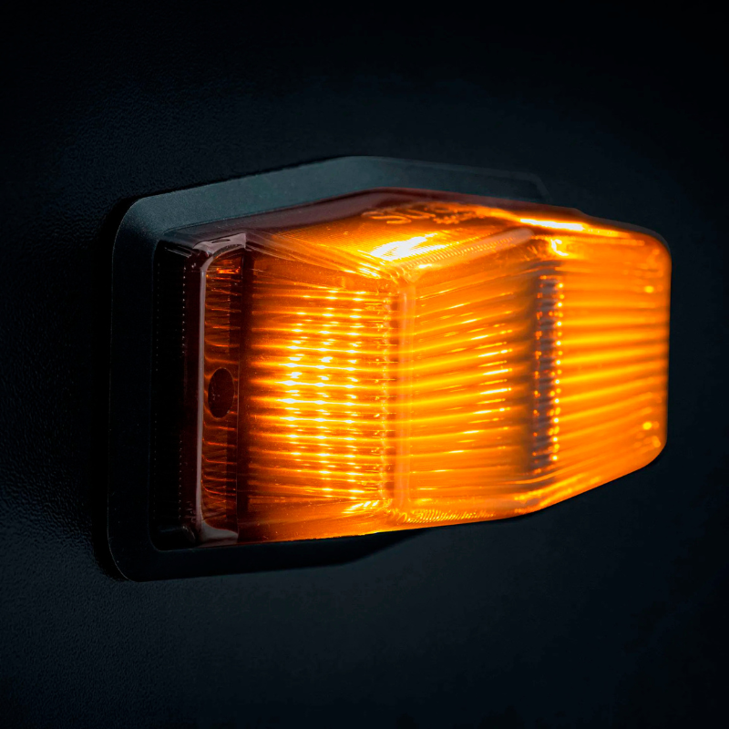 Lampa LED Double Burner IZE LED Black, Pozitie Alb/Portocaliu si Stroboscop, 12V, 24V, IP69K, 21 Pattern-uri, 12.5 x 5.2cm, Lentila Dark [12]