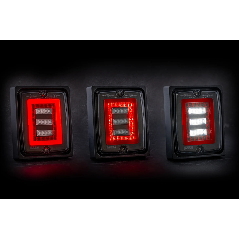 Lampa LED FT-324, Marsarier + Pozitie Neon + Ceata Spate, 12/24V, Omologare E9 [2]